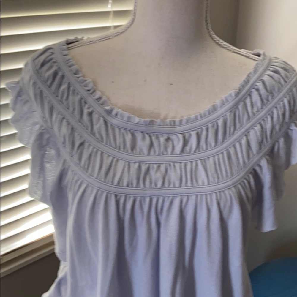Free People Coconut Ruffled Top - Picture 4 of 8